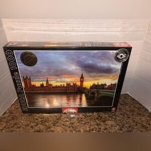 Educa sunset on the river Thames London puzzle 1000 pcs 68 x 48 cm Brand New